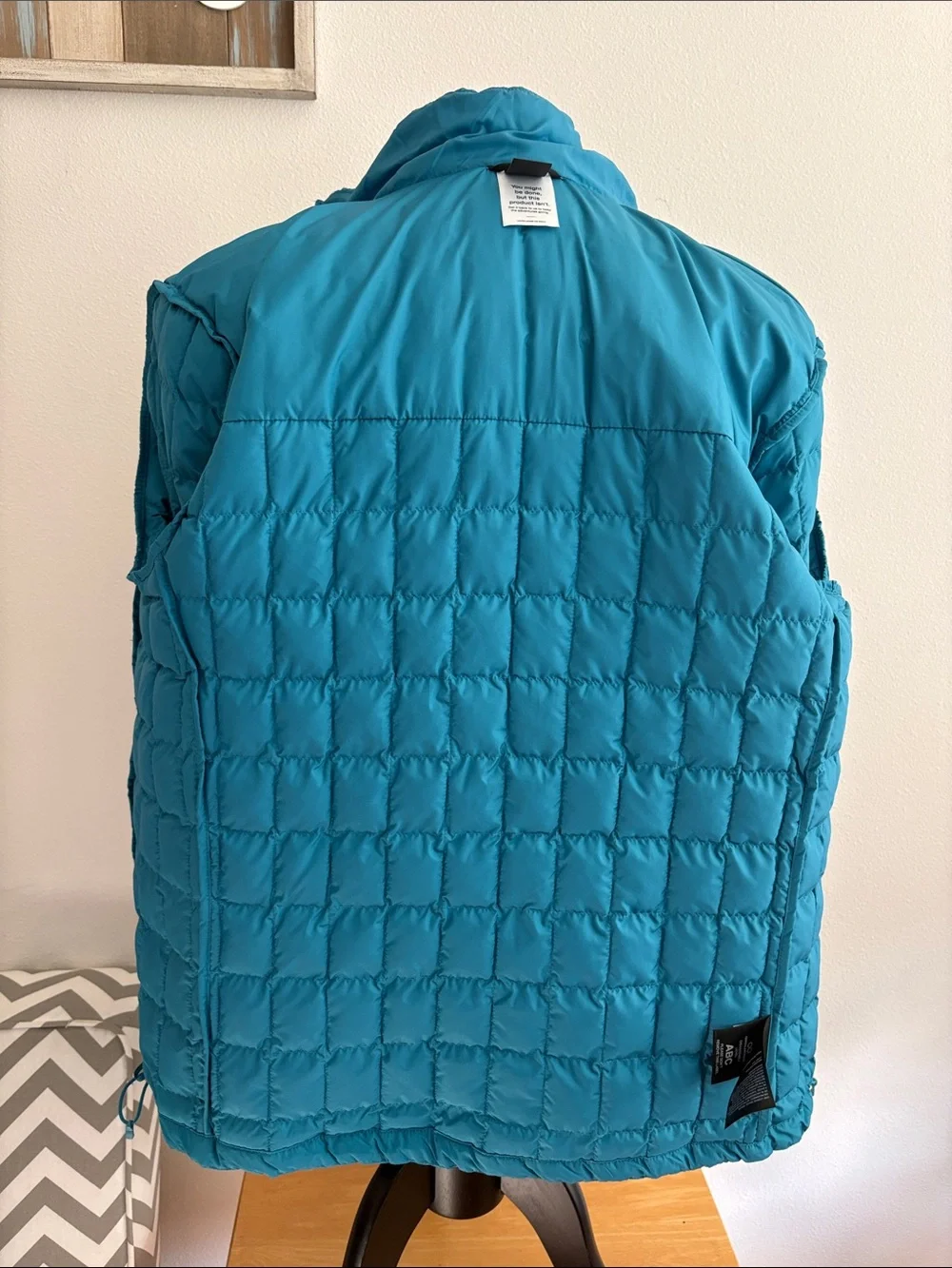 The North Face NWT Thermoball Insulated Teal Blue Quilted Puffer Jacket Size Med